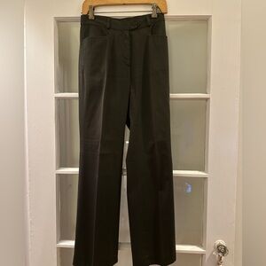 Theory Black Wide Leg Pant Sleek Design